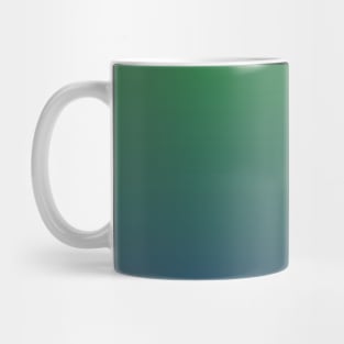 Ombre | Gradient Colors | Green and Blue | Mug